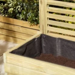 Aston Rectangular Lattice Planter -Magic Garden 385865 aston rectangular planter with trellis 6