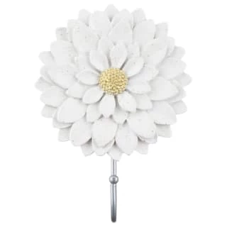 B&M Flower Wall Hook - Cream 5 B&M Flower Wall Hook - Cream - Image 3