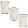 B&M Boho Garden Mini Printed Candles 3pk -Magic Garden 392778 3pk mini printed candles