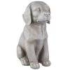 B&M Sitting Dog Garden Ornament -Magic Garden 392843 sitting dog ornament