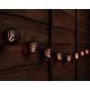 Morocco Solar Powered String Lights 8pk - Flame Effect -Magic Garden 392882 8pk morocco solar powered string lights