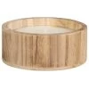 Natural Wood Bowl Candle