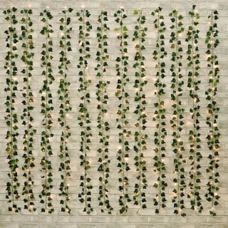 Solar Powered Artificial Ivy Leaf Curtain 180 X 180cm 3 Solar Powered Artificial Ivy Leaf Curtain 180 X 180cm
