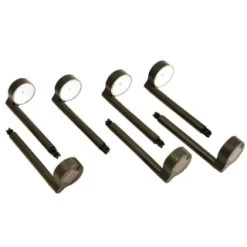 Solar Powered New York Post Lights 8pk -Magic Garden 392977 8 pack solar powered new york post lights 3