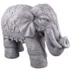 B&M Large Stone Elephant Ornament -Magic Garden 392981 large decorative stone elephant
