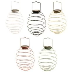 B&M Solar Powered Spiral Lantern - Black 7 B&M Solar Powered Spiral Lantern - Black -Magic Garden 393012 solar powered spiral lantern group