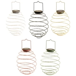 B&M Solar Powered Spiral Lantern - Black 5 B&M Solar Powered Spiral Lantern - Black - Image 3