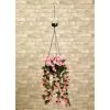 Solar Powered Artificial Floral Hanging Basket -Magic Garden 393030 solar powered artificial floral hanging basket1