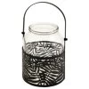 B&M Urban Eden Glass & Metal Jar - Black -Magic Garden 393039 urban edan metal and glass jar black