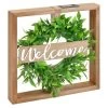 B&M Framed Foliage Solar Wall Plaque -Magic Garden 393045 urban eden solar wall plaque