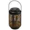 B&M Urban Eden Solar Powered Metal Lantern -Magic Garden 393057 urban eden solar powered metal lantern