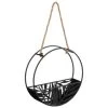 B&M Urban Eden Round Hanging Planter - Black 2 B&M Urban Eden Round Hanging Planter - Black -Magic Garden 393068 urban eden round hanging black planter