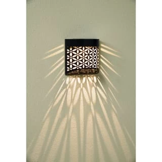 Decorative Solar Powered Fence And Wall Light 3 Decorative Solar Powered Fence And Wall Light
