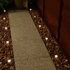 Solar Powered Ground Spotlights 10pk