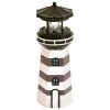 B&M Lighthouse Ornament With Rotating Solar Light - Grey -Magic Garden 393263 lighthouse ornament with rotating solar light grey 2