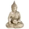 B&M Sitting Buddha Ornament With LED Light -Magic Garden 393431 sitting buddha ornament with cool white led 2