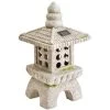 B&M Rustic Pagoda Ornament With Solar LED -Magic Garden 393435 rustic pagoda ornament with solar led 2
