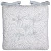 B&M Luxury Seat Pad - Light Blue Circle Print -Magic Garden 393563 luxury shower resistant seat pad circle print