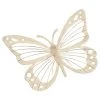 B&M Large Metal Butterfly Wall Art - Cream -Magic Garden 393683 large metal butterfly