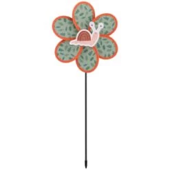 B&M Kids Insect Windmill Stakes 3pk -Magic Garden 393684 3pk kids windmills snail