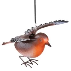 B&M Springy Hanging Bird - Brown -Magic Garden 393690 springy bird hanging brown 3
