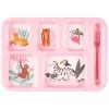 B&M Little Safari Large Kids Platter - Pink -Magic Garden 394214 large kids platter girls