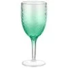 B&M Bloom Fade Wine Glass - Green -Magic Garden 394260 bloom fade wine glass green