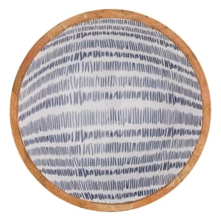 B&M Ocean Air Wooden Bowl - Stripes 4 B&M Ocean Air Wooden Bowl - Stripes - Image 2
