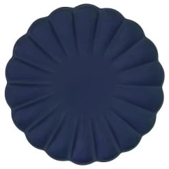 B&M Ocean Air Scallop Picnic Plate - Navy