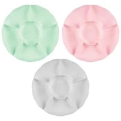 B&M Chip & Dip Bowl - Green -Magic Garden 394341 chip and dip bowls group